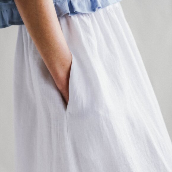 100% Linen Summer Co-ord Set — Skirt AND Crop Top - Picture 11 of 13